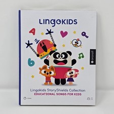StoryPhones Storyshield Lingokids with 4 Educational Screen Free Audio Disks picture