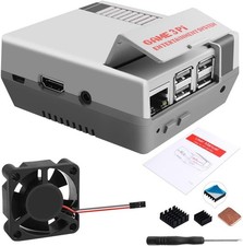 Geeekpi Case for Raspberry Pi 3B+ with Fan, Retro Gaming Nes3Pi Case with Coolin picture