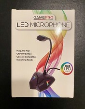 GamePro RGB LED Microphone w Multi Color Modes Model GP-820 Brand New picture