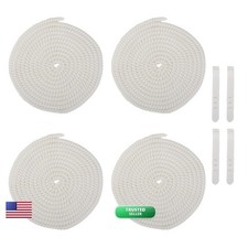 QLD COVER 4pcs 1.6M(5.25FT) Spiral Cable Protector Pearl White picture