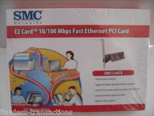 SMC Fast EZ 10/100 Mbps Ethernet PCI Newtwork Card SMC1244TX NEW IN FACTORY BOX picture