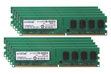 Crucial 20GB 10X 2GB 2Rx8 PC2-6400 DIMM DDR2 800Mhz Desktop Memory RAM PC6400 picture