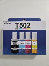 Inkjet T502 Multi-color Ink Bottles Ink Bottles 4 Colors New For Use In Epson picture