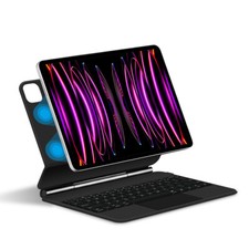 For Apple iPad Pro/Air 2026 3in1 Stand Leather Magnetic Removable Keyboard Case picture