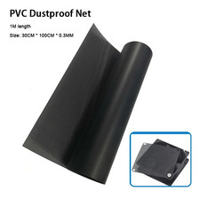 1pc Black 1M PC Dust Filter Mesh Computer Fan Cover PVC Dustproof Net  - NEW picture