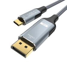 USB C to DisplayPort 2.1 Cable 16K-30Hz 8K-120Hz 40Gbps 10FT - High-Speed Video picture