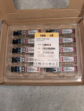 10-Pack FS SFP-10GLR-31 10GBASE-LR SFP+ 1310nm 10km SMF Transceiver NEW picture