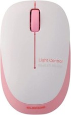 ELECOM MOS wireless (receiver included) S size Small 3 button BlueLED fluff picture