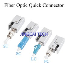 LC FC SC ST Square Bare Fiber Optic Adapter UPC Bare Fiber Optic Adapter Coupler picture