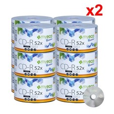 1200 Pack MyEco CD-R CD 52X 700MB 80Min Economy Logo Blank Recordable Media Disc picture