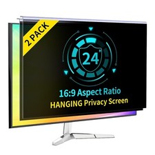 [2-Pack] 24 Inch Computer Privacy Screen for 16:9 Computer Monitor, Anti-Blue... picture