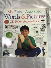 Vintage Words and pictures cd rom activity pack kids educational picture