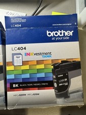 Genuine Brother LC404BK Black Ink Cartridge for INKvestment Tank Printers  picture