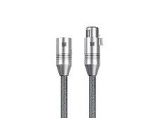 XLR Balanced Audio Cable - 1M | 24K Gold Plated, Oxygen-Free Copper - Monolith picture