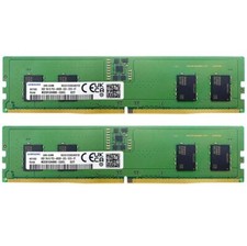 Samsung 16GB (2X8GB) DDR5 4800MHz PC5-38400 UDIMM Memory Ram M323R1GB4BB0-CQK picture