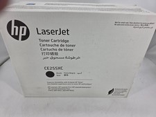 HP 55X CE255XC Black Toner Cartridge Genuine OEM New Sealed Box 1C picture