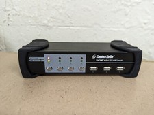 CablesToGo TruLink 4-Port VGA KVM USB 2.0 Switch MPN: 35555 w/ Power Supply picture