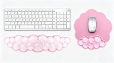 Aszqvd Mouse Pad with Wrist Rest, Soft Cloud Gel Keyboard Mouse Pad Set with ... picture