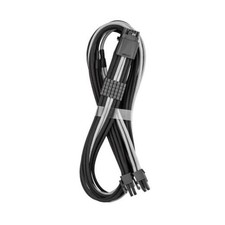 RT-Series Pro ModFlex Sleeved 12V-2x6 12VHPWR Black + Silver 16 to 2 x 8-pin picture