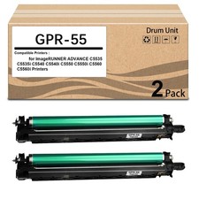 2 Pack GPR-55 GPR55 Drum Unit Use for ImageRUNNER Advance C5535 C5535i C5540 picture