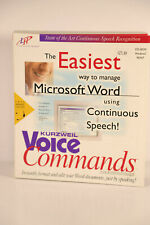 Kurzweil Voice Commands for MS Word (Vintage 1998) Factory Sealed - Big Box picture