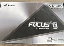 Sea Sonic Focus+ SSR-750PX 750W 80 Plus Platinum Full Modular power supply PSU picture
