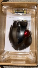 Elecom M-XT4DRBK Wireless EX-G Trackball Mouse Left-Hand Ergonomic Open Box New picture