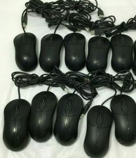 Lot of 50 Dell USB Optical Scroll Mouse Black MOC5UO 0XN967 / 0XN966 picture