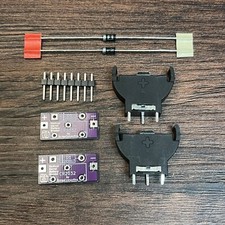 2 x DIY Vertical Barrel Battery Blaster Varta Replacement With CR2032 Vintage PC picture
