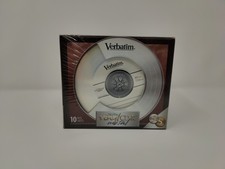 Verbatim 10PK CD-R Digital Vinyl Metal 5 Gold + 5 Platinum RARE NEW SEALED picture