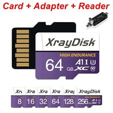 Micro SDCard 32GB 64GB 128GB Class 10 SDHC SDXC Phone Memory + Adapter + Reader picture