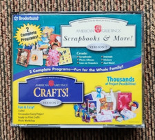 American Greetings Scrapbooks & More/Crafts Version 7.0 Double CD-ROM's Set picture