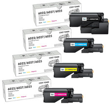 Toner Cartridge for Xerox Phaser 6022 6020 & WorkCentre 6027 6025 – 4-Pack BCYM picture