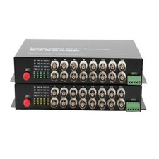 16 port Video over Optical Fiber Optic Extender Extension Converter FC TX RX Kit picture