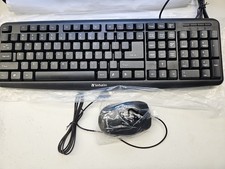 Verbatim 70249 Slimline Corded USB Keyboard & Mouse picture