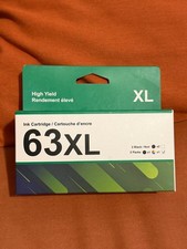 63XL Ink Cartridge Replacement for HP Ink 63 XL HP63 combo pack black color picture