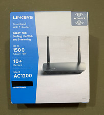 Linksys E5400 Dual-Band WiFi 5 AC1200 Router, 4-Port Gigabit, Black picture