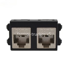 Double CAT7 CAT.6A RJ45 Module With Shielded Zinc Alloy Shell Internet Socket picture
