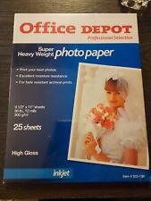 Office Depot Professional Selection Super Hvy Wt Photo Paper 8½x11 25 Sheets  picture