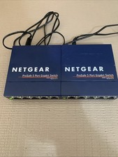 2 NetGear ProSafe 1 GS105 v4 5-Port Gigabit Ethernet Switch 1 GS105v3- 2pc Set picture
