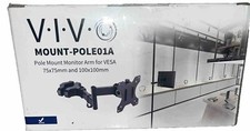 Vivo Mount Pole 01A Pole Mount Monitor Arm For VESA 75x75mm & 100x100mm picture