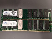 OC Technology 2x512MB Ram Value Series PC-3200 OCZ4001024V3DC-K C03052026B picture