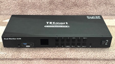 TESmart (PKS0402A20) 4 Port KVM Switch Dual Monitor DisplayPort WITH Cables picture