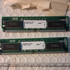 SMS 16MB Kit (2x8MB) 72-Pin SIMM SDR SDRAM PC-133 ECC 30000223-00 (2) picture