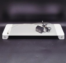 iHome Desktop Monitor Stand Riser 4 Port USB Hub IMAC-W-CT400S White Silver picture