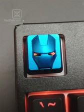 Iron Man Alloy Metal Keycap ESC Key Cap 1PC Light transmissible For MX Keyboard picture