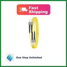 FiberPrime OS2 ST to ST Single Mode Fiber Patch Cable, 30M/100ft, 1 picture