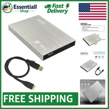 250GB Ultra-Slim Portable External Hard Drive - Fast USB 3.0 Storage in Silver picture