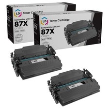 LD Replacement Replacements for HP 87X/CF287X 2PK HY Black Toner Cartridges picture