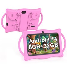 BYANDBY 2025 Kids Tablet 7-inch Android 14 8GB 32GB ROM Parental Control Shockpr picture